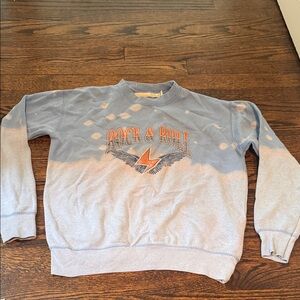 Youth size M(10/12)  Rock & Roll Graphic Sweatshirt